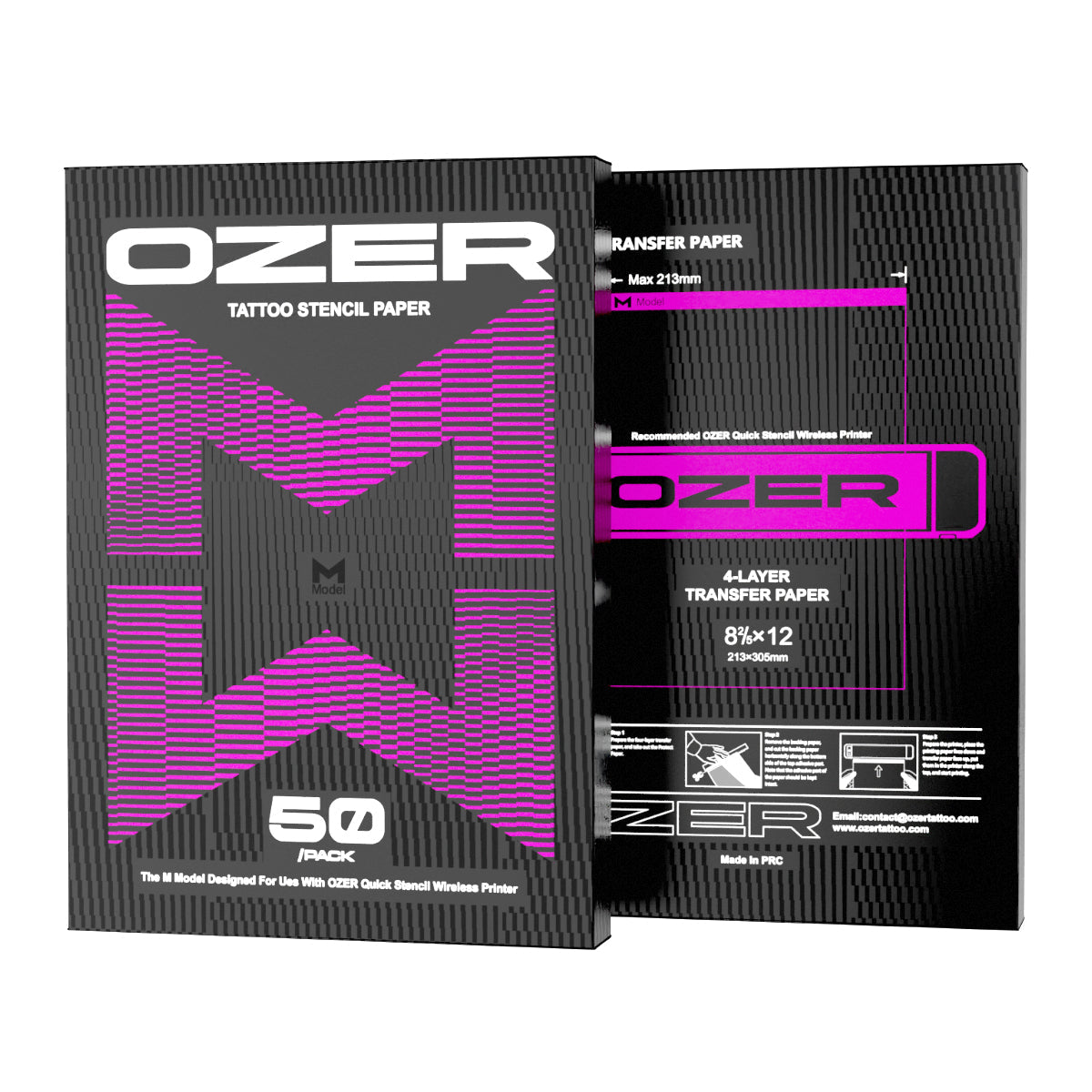 Ozer Thermal Paper - Station Prep. & Barriers - Mithra Tattoo Supplies Canada