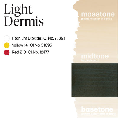 Perma Blend Scar Collection Light Dermis - PMU Pigments - Mithra Tattoo Supplies Canada