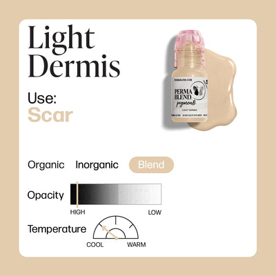 Perma Blend Scar Collection Light Dermis - PMU Pigments - Mithra Tattoo Supplies Canada
