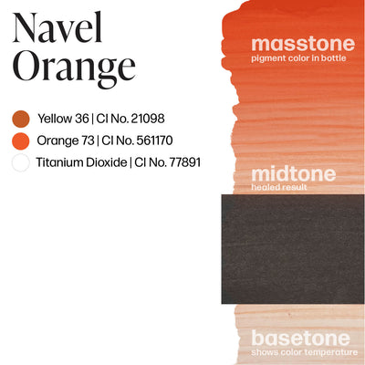 Perma Blend Luxe Navel Orange - PMU Pigments - Mithra Tattoo Supplies Canada