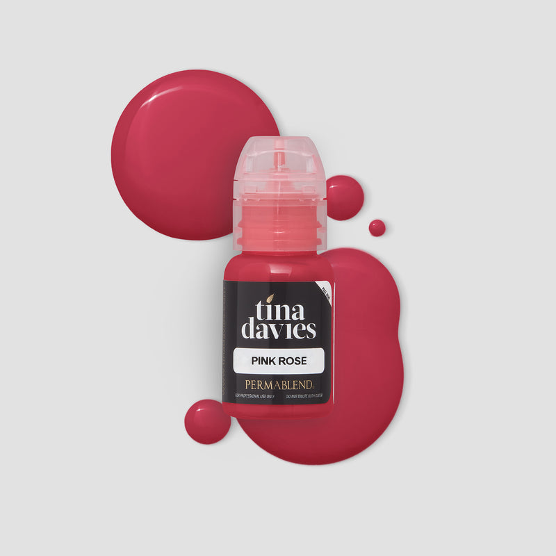 Perma Blend Tina Davies Pink Rose - PMU Pigments - Mithra Tattoo Supplies Canada