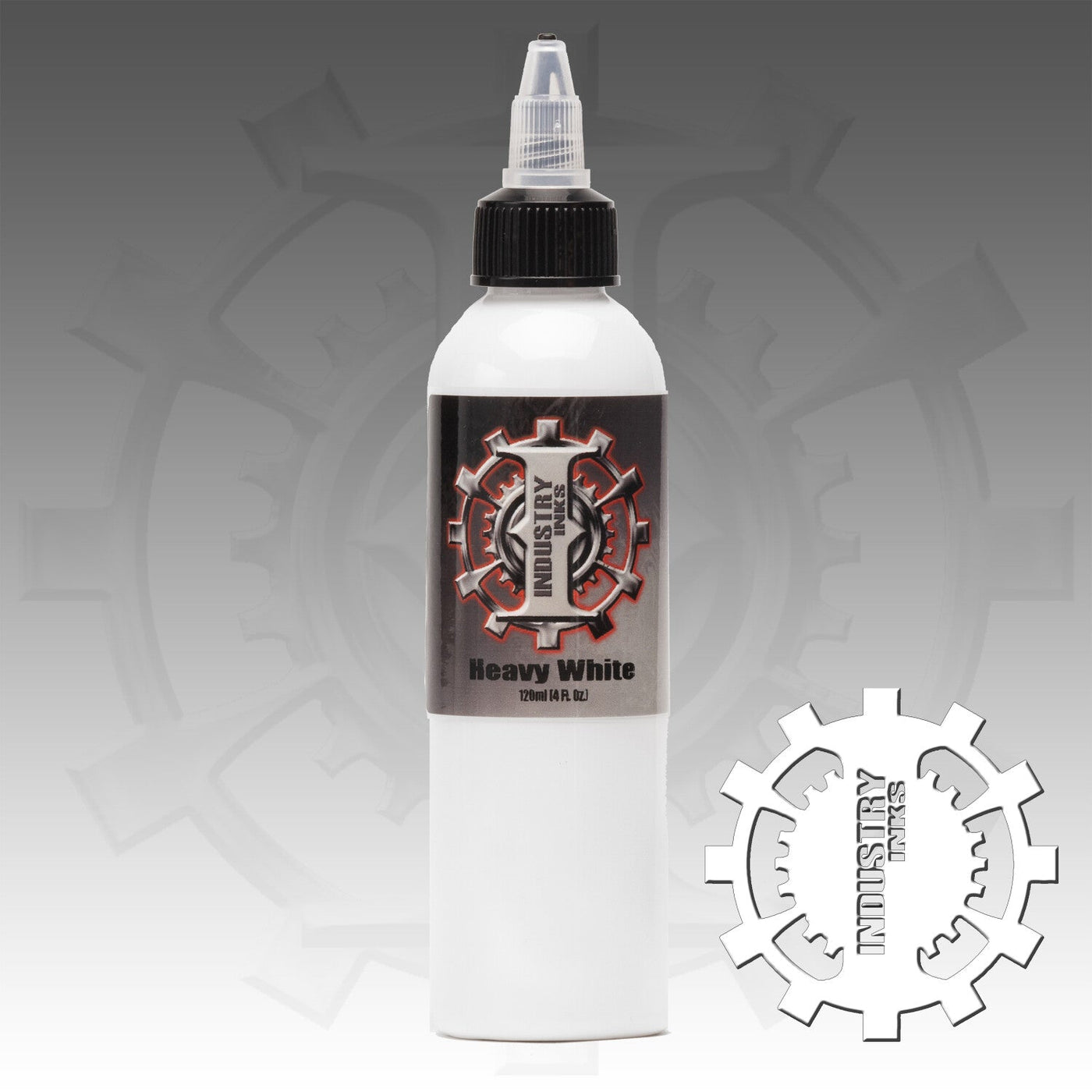 Industry Ink Heavy White - Tattoo Ink - Mithra Tattoo Supplies Canada