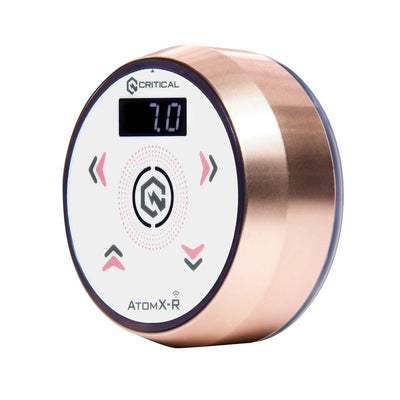 Critical Tattoo - AtomX-R Rose Gold with White Power Supply - Power Supplies & Accessory - Mithra Tattoo Supplies Canada