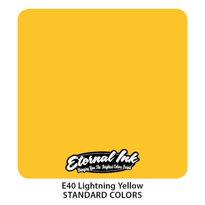 Eternal Ink Lightning Yellow - Tattoo Ink - Mithra Tattoo Supplies Canada