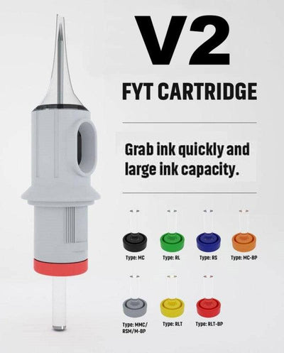 FYT V2 Round Shader Cartridges - Cartridges - Mithra Tattoo Supplies Canada
