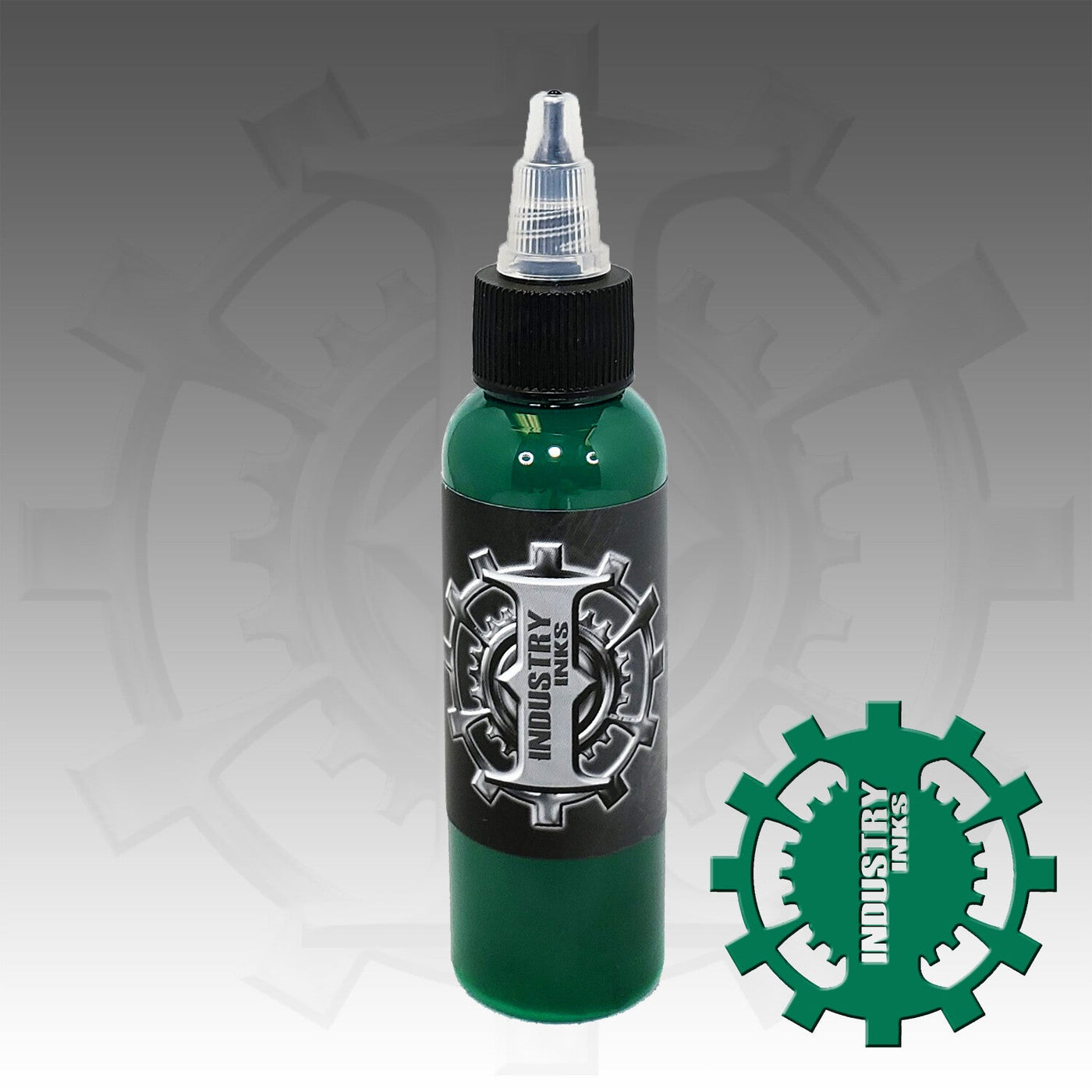 Industry Ink Peacock Green - Tattoo Ink - Mithra Tattoo Supplies Canada