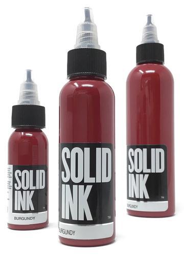 Solid Ink Burgundy - Tattoo Ink - Mithra Tattoo Supplies Canada