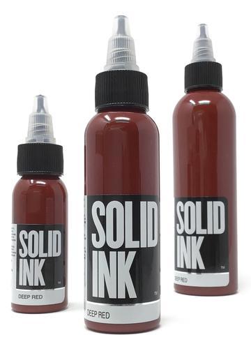 Solid Ink Deep Red - Tattoo Ink - Mithra Tattoo Supplies Canada