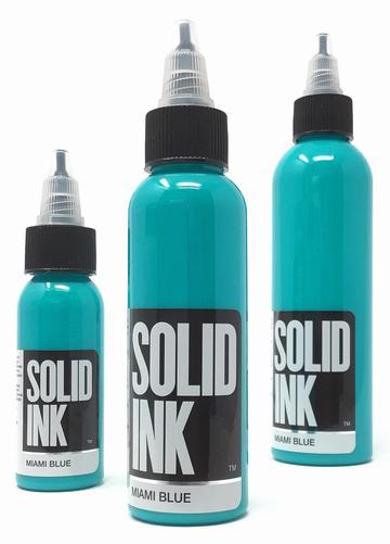 Solid Ink Miami Blue - Tattoo Ink - Mithra Tattoo Supplies Canada