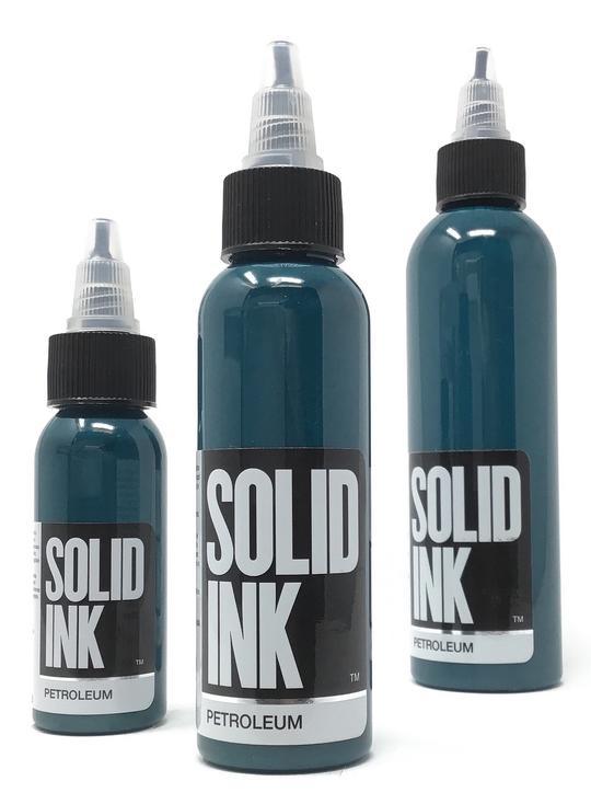 Solid Ink Petroleum - Tattoo Ink - Mithra Tattoo Supplies Canada