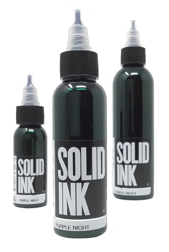 Solid Ink Purple Night - Tattoo Ink - Mithra Tattoo Supplies Canada