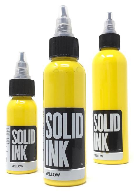 Solid Ink Yellow - Tattoo Ink - Mithra Tattoo Supplies Canada
